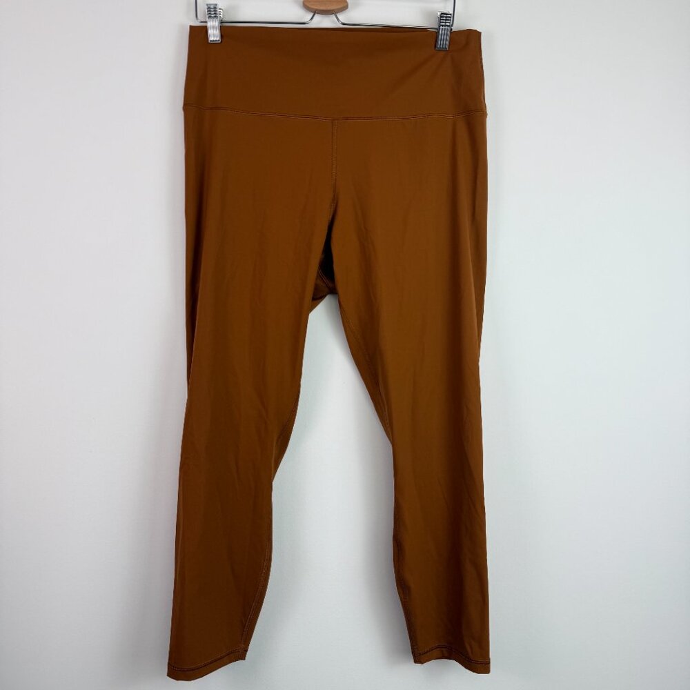 Everlane The Perform High Rise Legging ReNew Ankle Dusty Orange Plus Size XXL